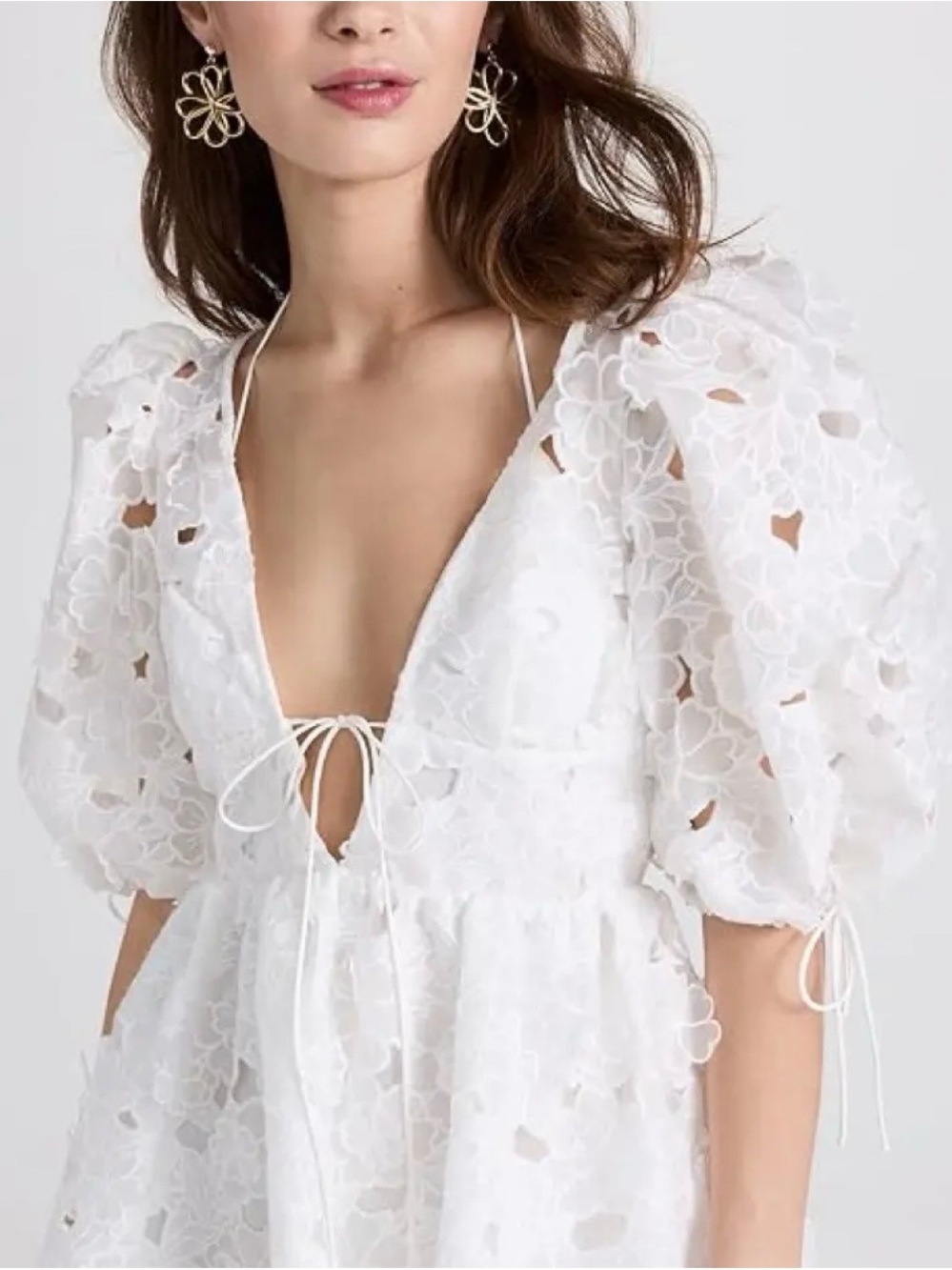 For Love & Lemons White Lace Leighton Dress - Picture 5 of 7